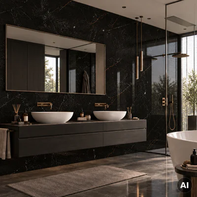 Panele ścienne Monreale Black 518G, 5905167889985