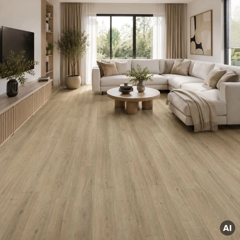 Panele winylowe Montella Taupe Klasa 33 5.5 mm, 61411787