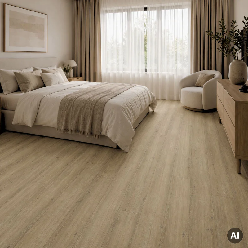 Panele winylowe Montella Taupe Klasa 33 5.5 mm, 61411787 - 5