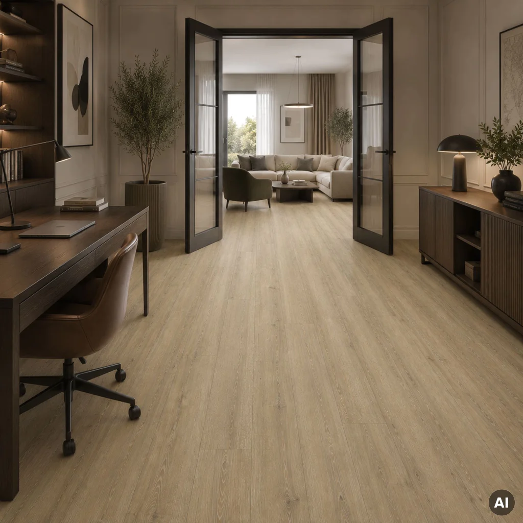 Panele winylowe Montella Taupe Klasa 33 5.5 mm, 61411787