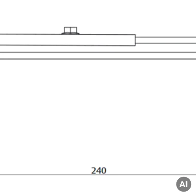 Samozamykacz Assa-Abloy DC140 z ramieniem Srebrny, DC140-DEV1