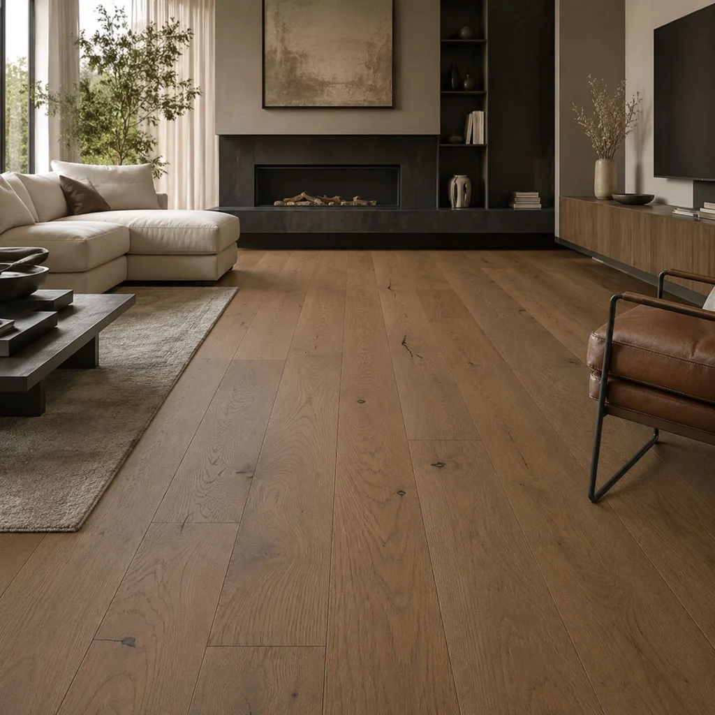 Podłoga drewniana Dąb Mocha 14 mm, BCU-DBE1-L05-P7R-D14207-V
