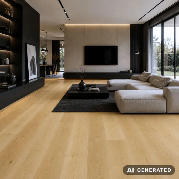 Podłoga drewniana Dąb Brushed Bevelled Naturalny 14 mm, BC