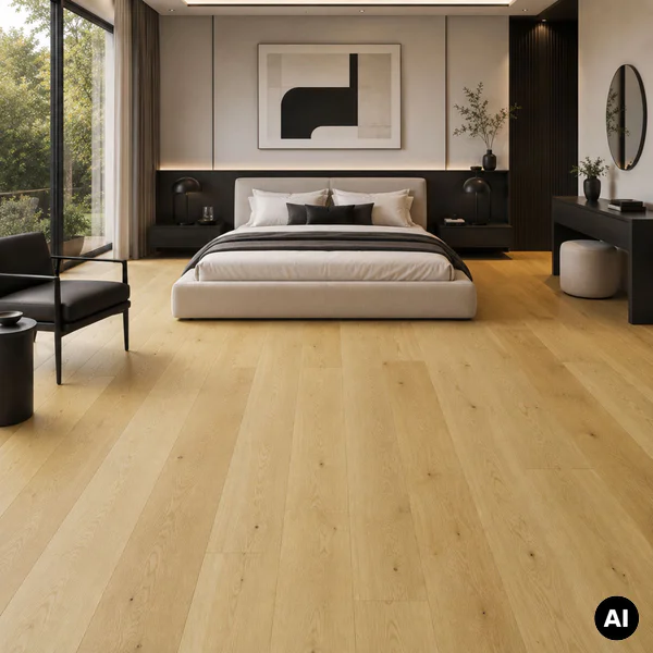 Podłoga drewniana Dąb Brushed Bevelled 14 mm, BC1-DBE1-OX4