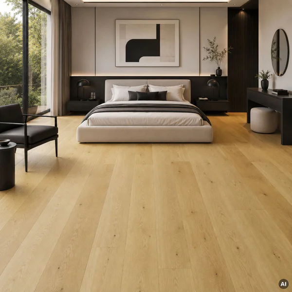Podłoga drewniana Dąb Brushed Bevelled 14 mm, BC1-DBE1-OX4