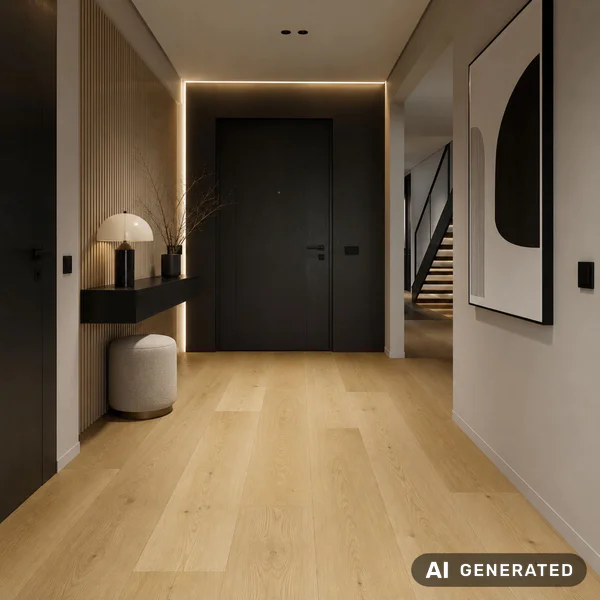 Podłoga drewniana Dąb Brushed Bevelled Naturalny 14 mm, BC