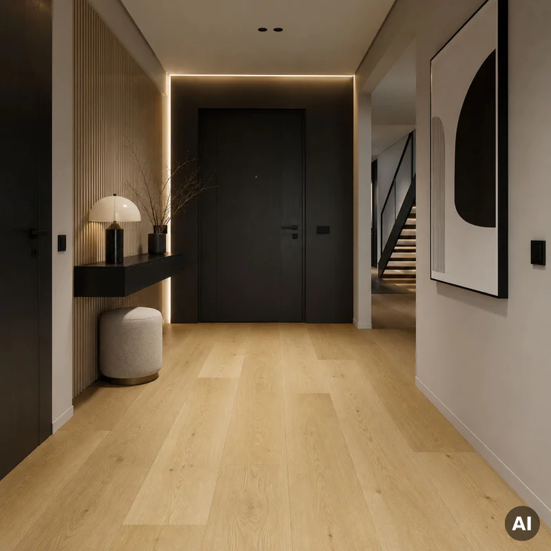 Podłoga drewniana Dąb Brushed Bevelled 14 mm, BC1-DBE1-OX4