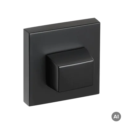 Rozeta kwadratowa VDS Euforio 6mm WC Czarna, 49-0058