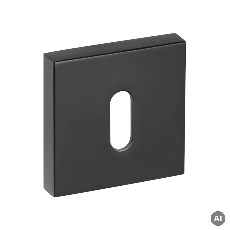 Rozeta kwadratowa VDS Euforio 6mm WK Czarna, 49-0057