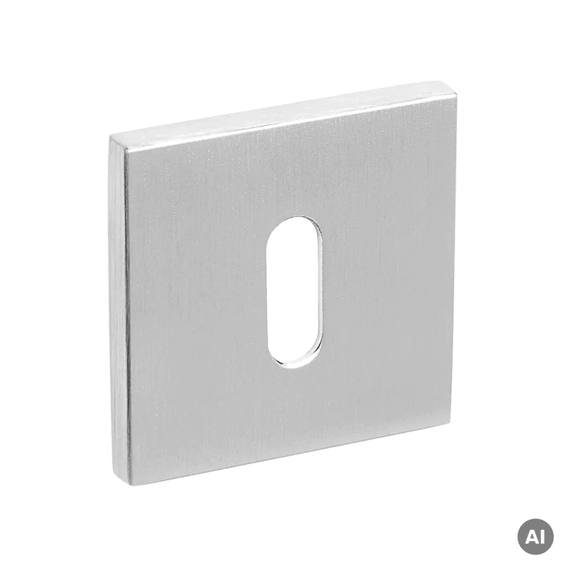 Rozeta Kwadratowa VDS Euforio Fit 6mm WK Chrom szczotkowany,