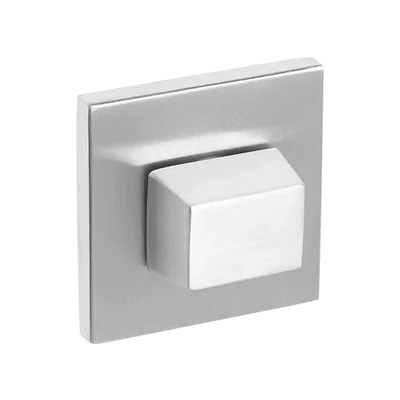 Rozeta kwadratowa VDS Euforio Fit 6mm WC Chrom Szczotkowany, 49-0309