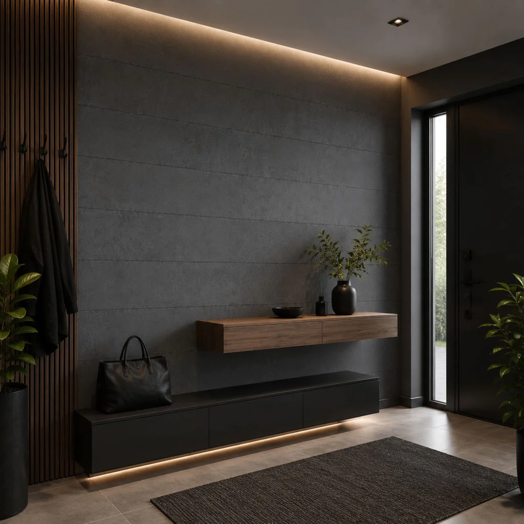 Panele ścienne Stone Anthracite, 3021809
