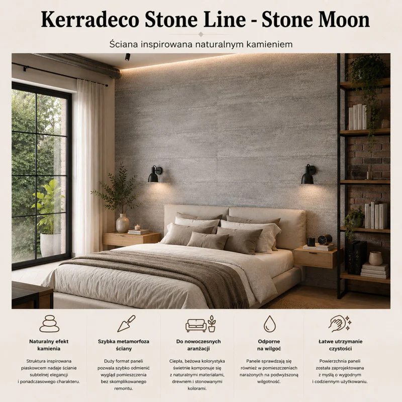 Panele ścienne Stone Moon, 3024821 - 2
