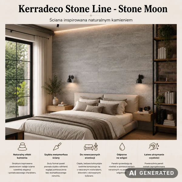 Panele ścienne Stone Moon, 3024821 - 3