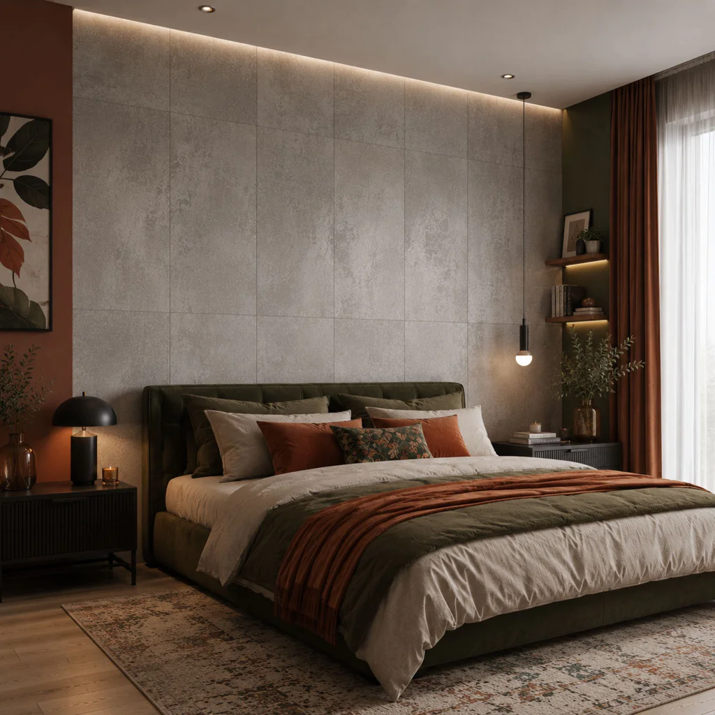 Panele ścienne Smoky Concrete, 6071455OP