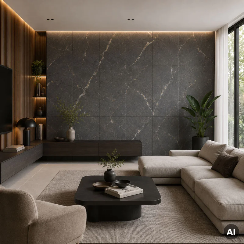 Panele ścienne Ashen Stone, 6071461OP