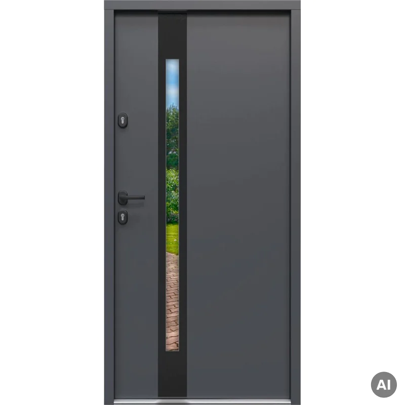 Drzwi zewnętrzne z ościeżnicą Gerda Select Milano 8B Pra