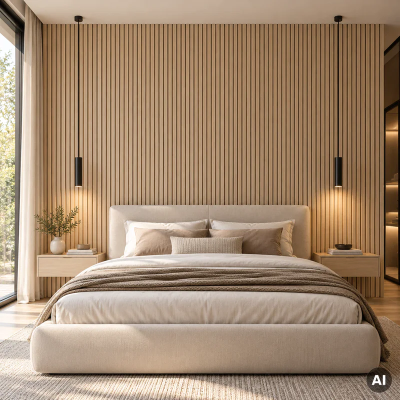 Lamele ścienne S Truffle Oak 14,8 x 265 cm, 6081187 - 5