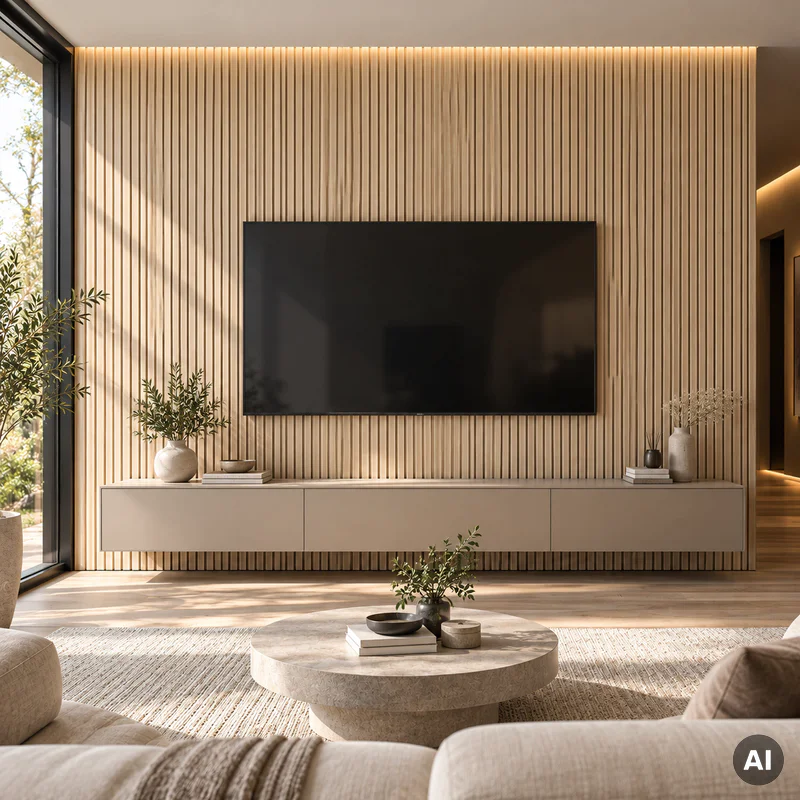 Lamele ścienne M Truffle Oak 16 x 265 cm, 6081196 - 3