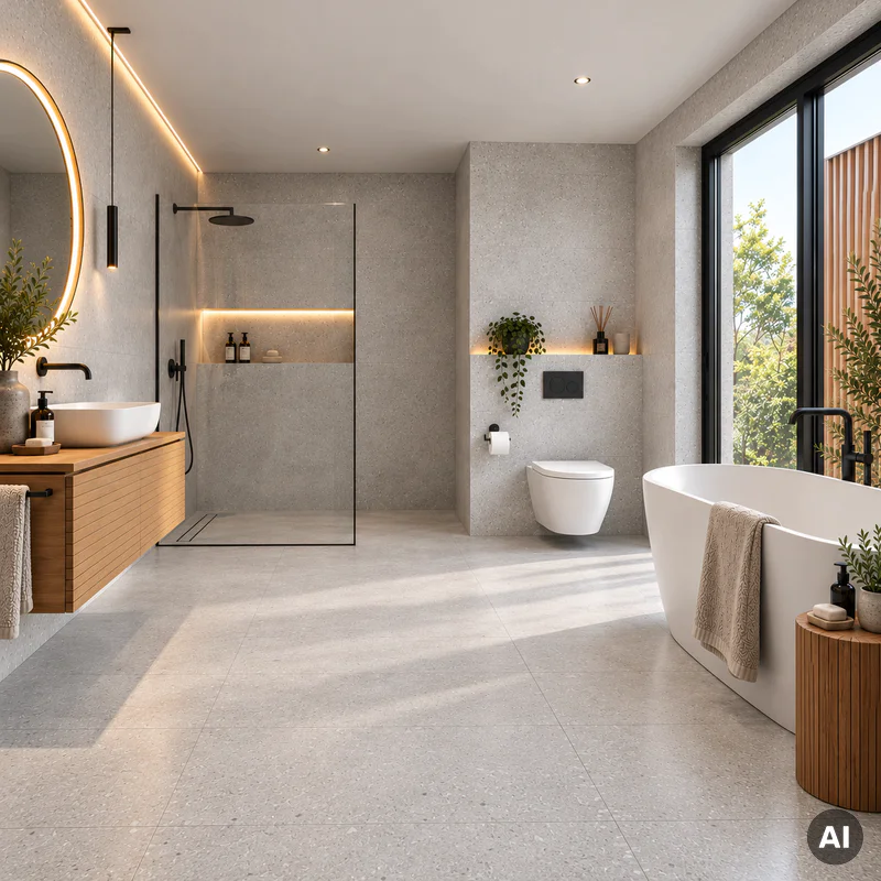 Panele ścienne SPC 120x60 Concrete Mist Matt, 6080030 - 3