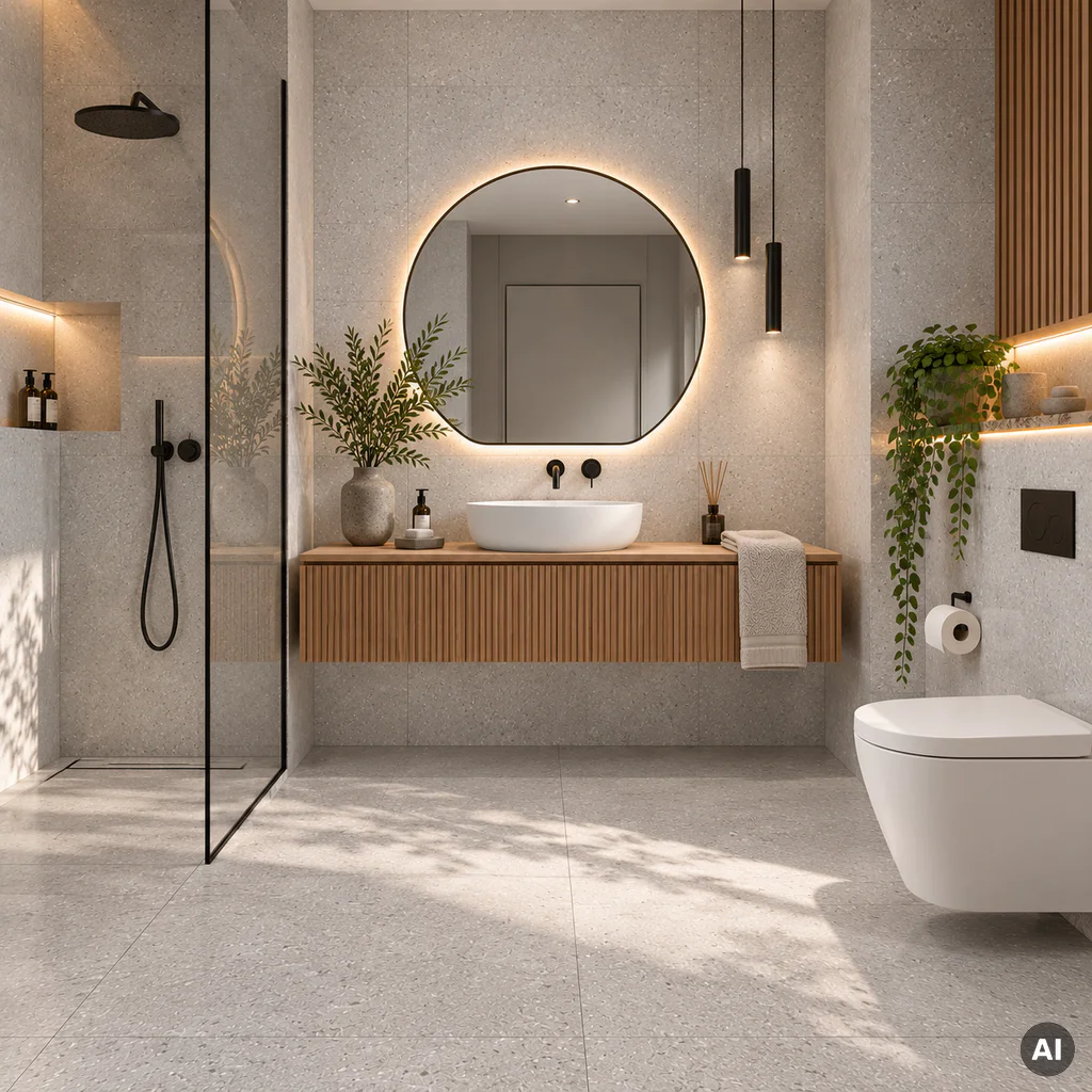 Panele ścienne SPC 120x60 Concrete Mist Matt, 6080030