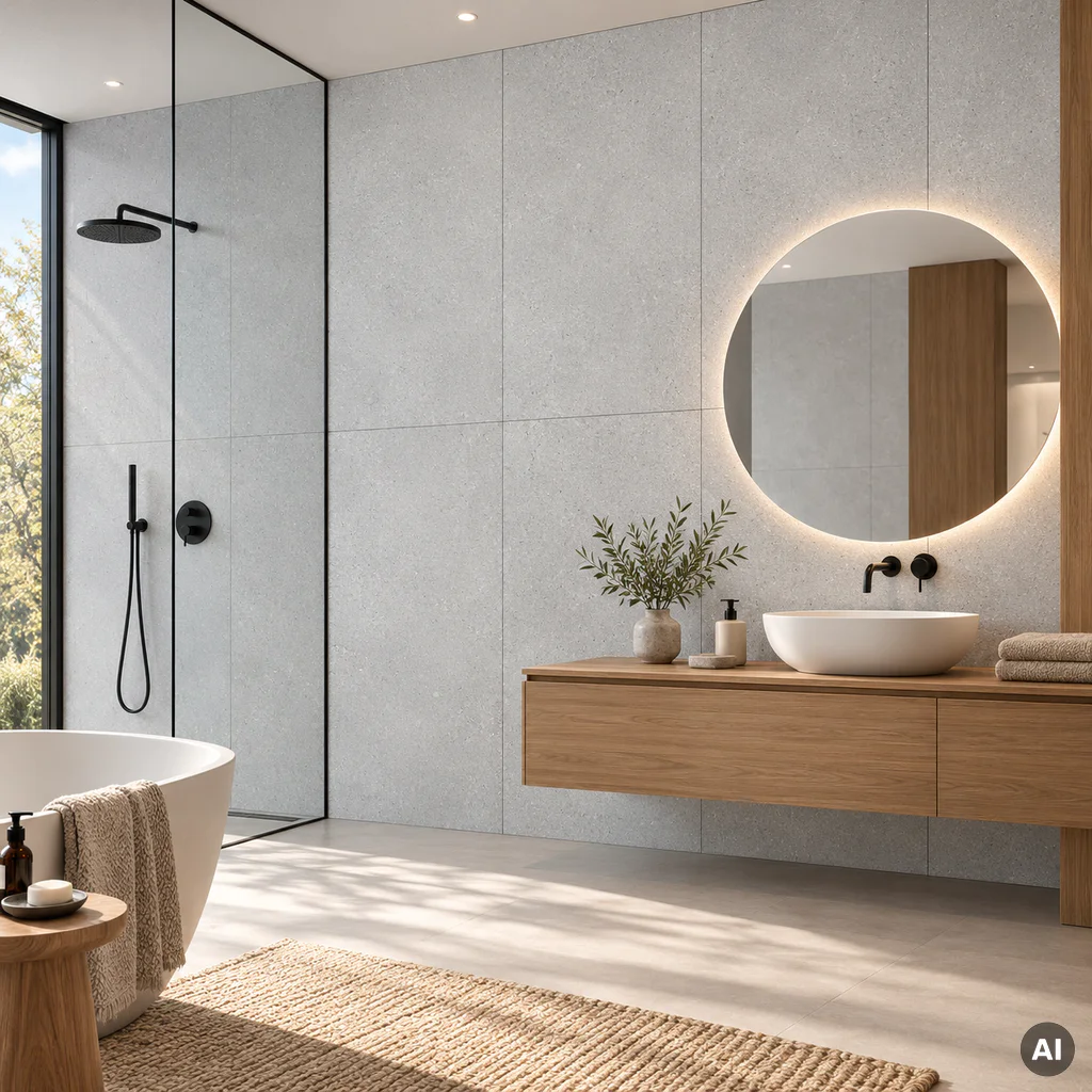 Panele ścienne SPC 120x60 Concrete Mist Matt, 6080030