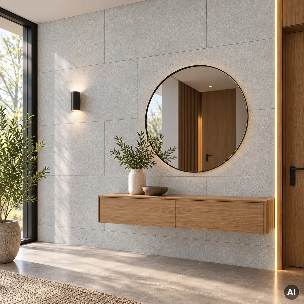Panele ścienne SPC 120x60 Concrete Mist Matt, 6080030