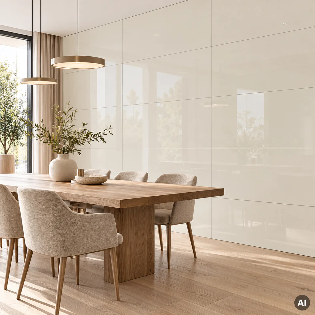 Panele ścienne SPC Light Beige 120X60 Gloss, 6080832