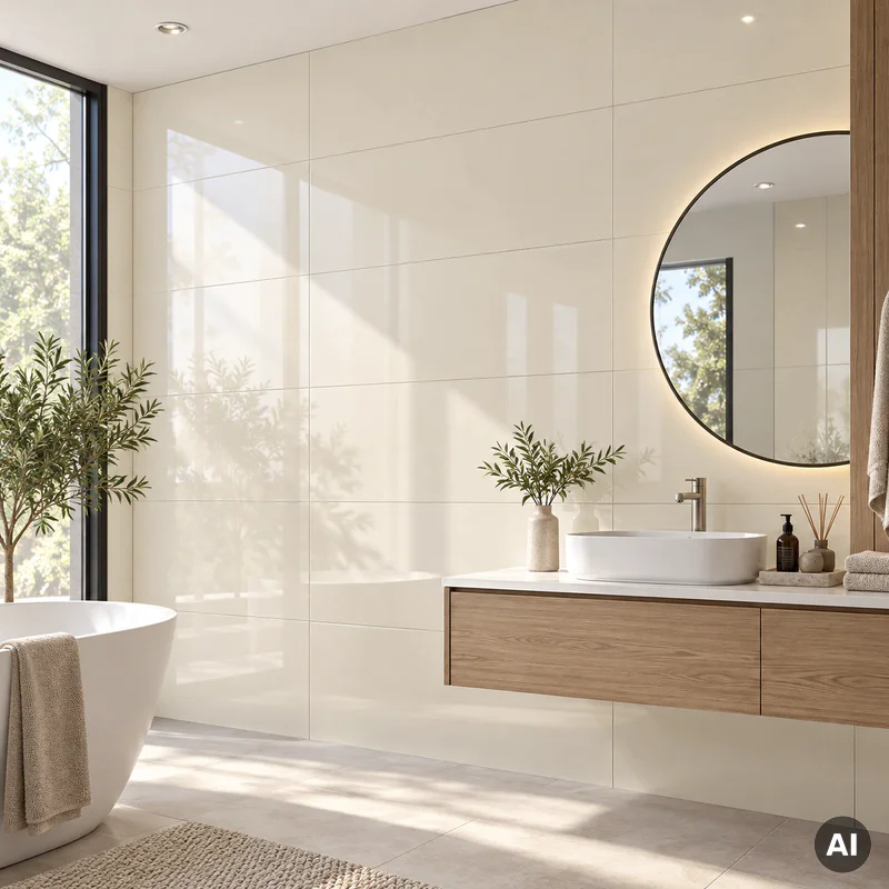 Panele ścienne SPC Light Beige 120X60 Gloss, 6080832 - 4