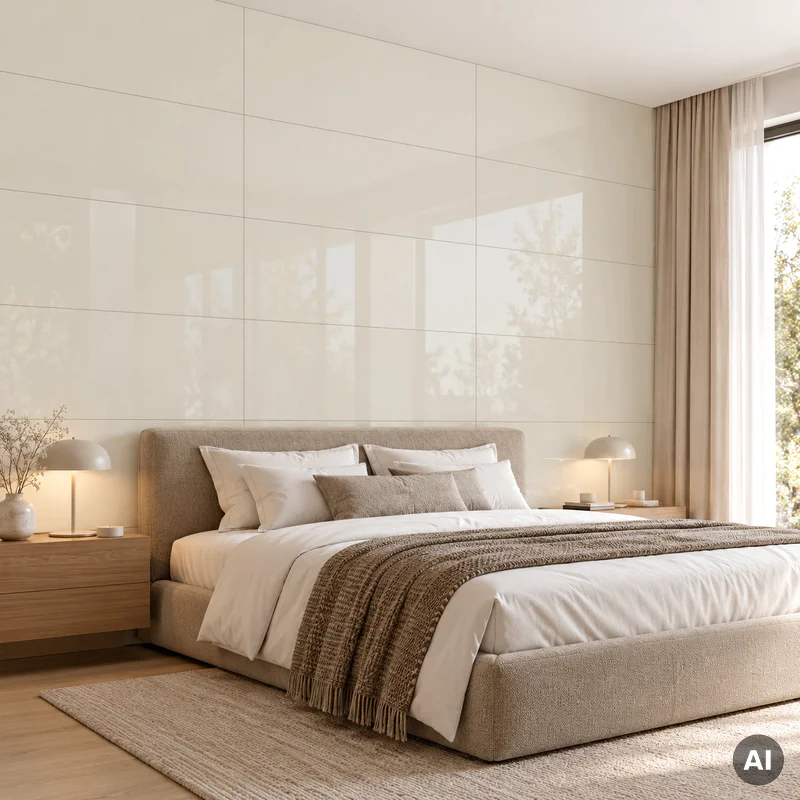 Panele ścienne SPC Light Beige 120X60 Gloss, 6080832 - 5