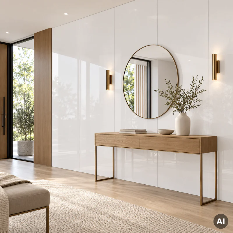 Panele ścienne SPC White 120X60 Gloss, 6073202 - 3