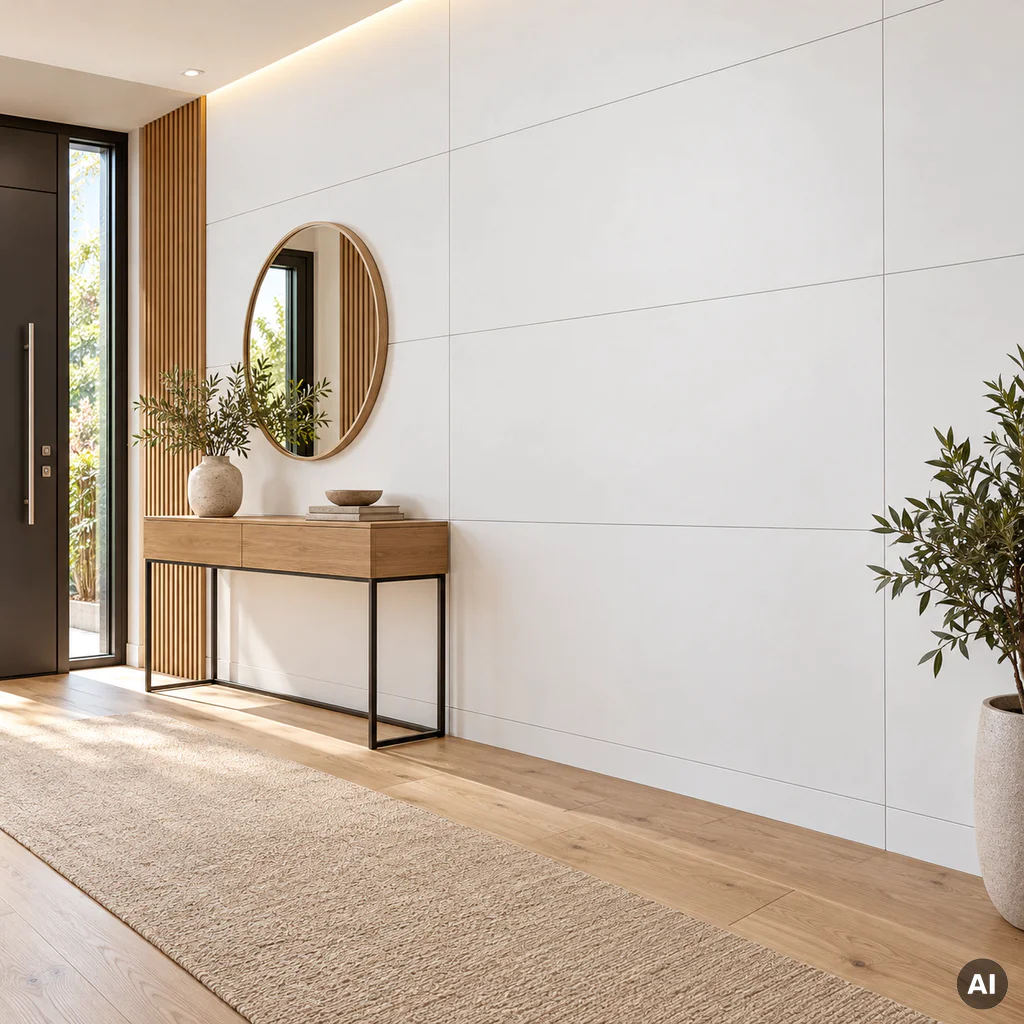 Panele ścienne SPC White 120X60 Matt, 6073203