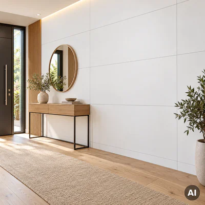 Panele ścienne SPC White 120X60 Matt, 6073203