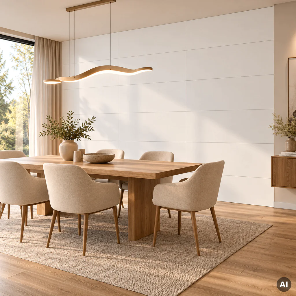 Panele ścienne SPC White 120X60 Matt, 6073203