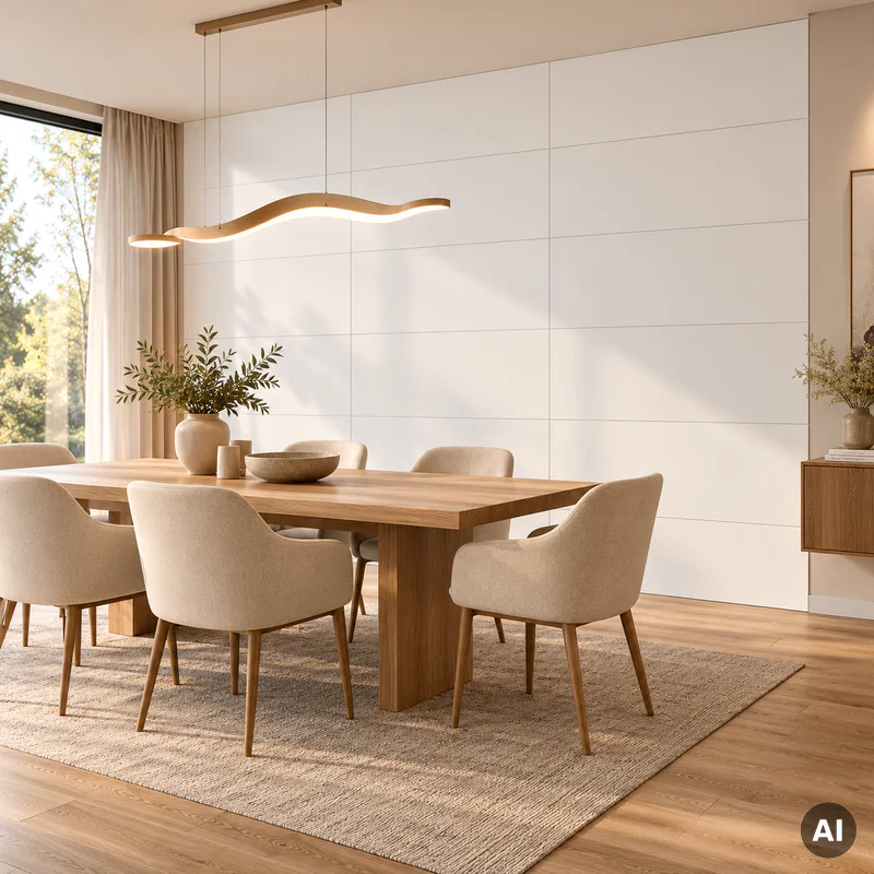 Panele ścienne SPC White 120X60 Matt, 6073203 - 5