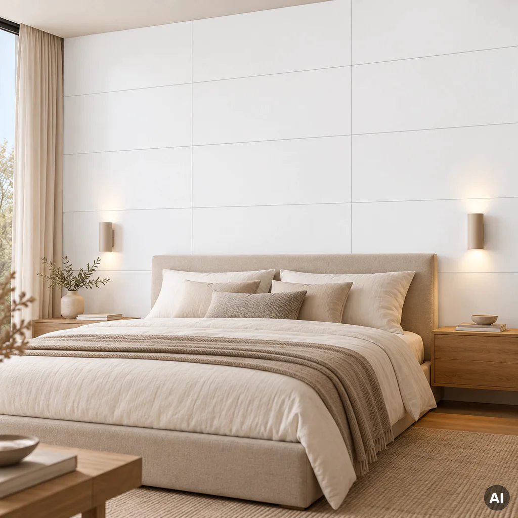 Panele ścienne SPC White 120X60 Matt, 6073203