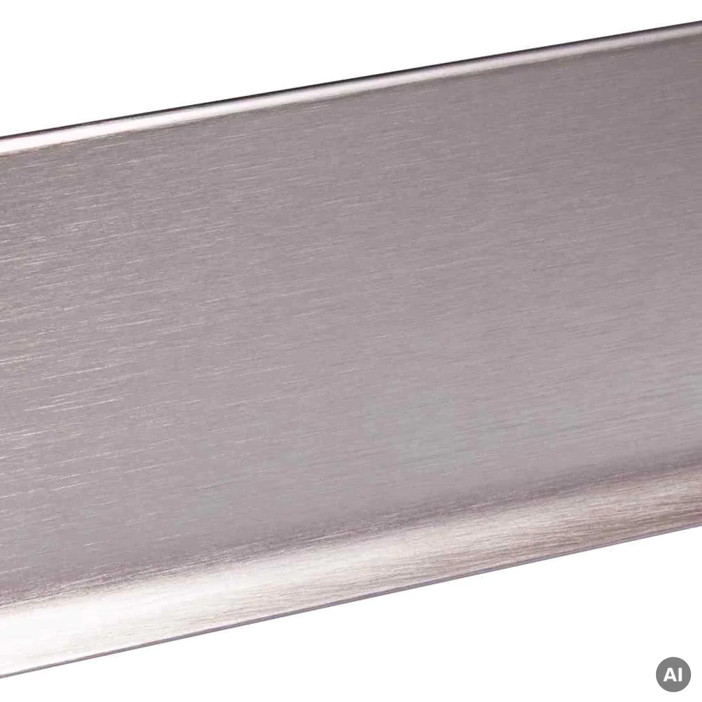 Listwa przypodłogowa Cezar Stal szczotkowana Inox EC43S 59mm, LP59-EC43S