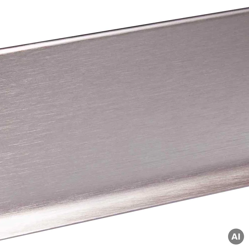 Listwa przypodłogowa Cezar Stal szczotkowana Inox EC43S 59m