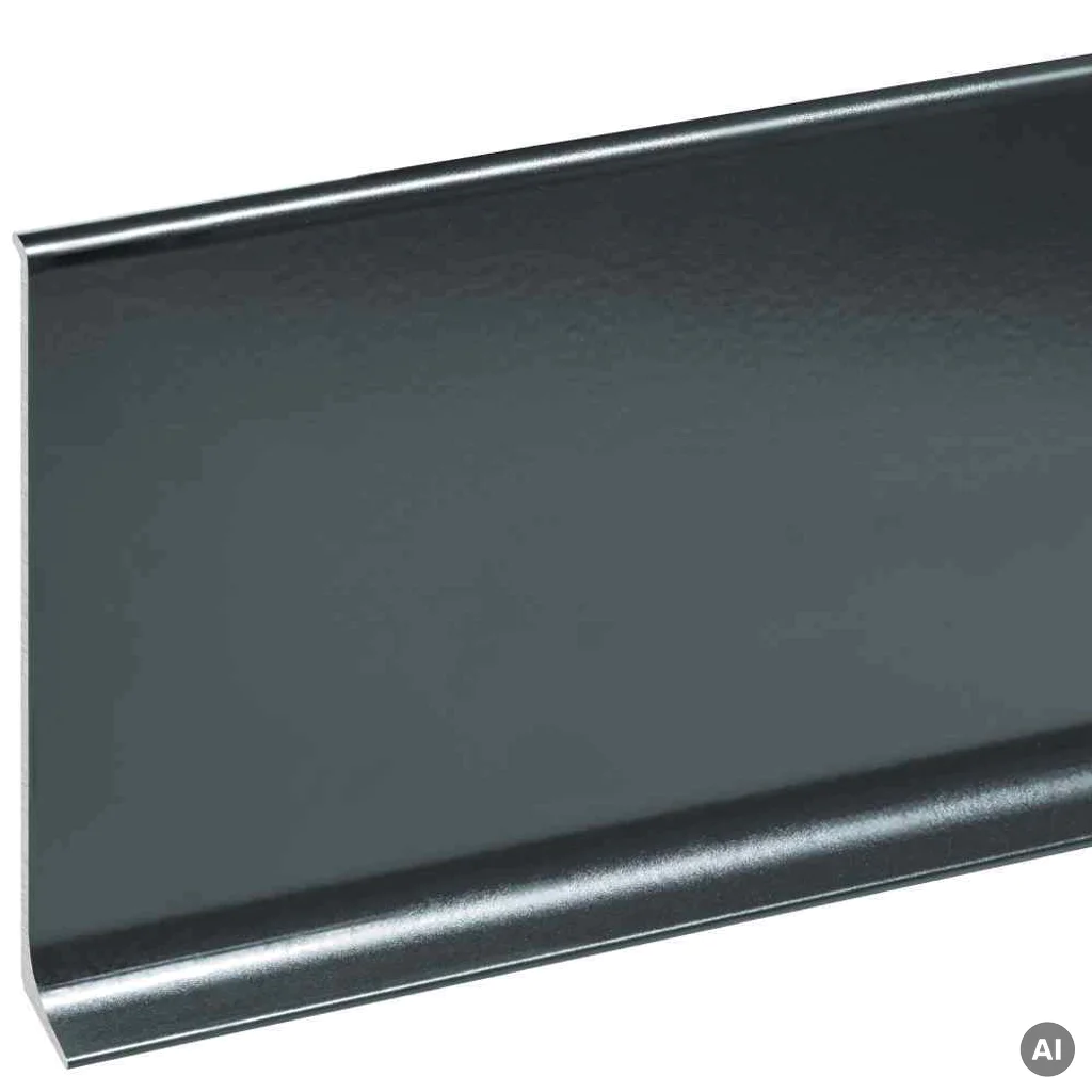 Listwa przypodłogowa Cezar Ciemny Grafit RAL7021 59mm, LP59-RAL7021
