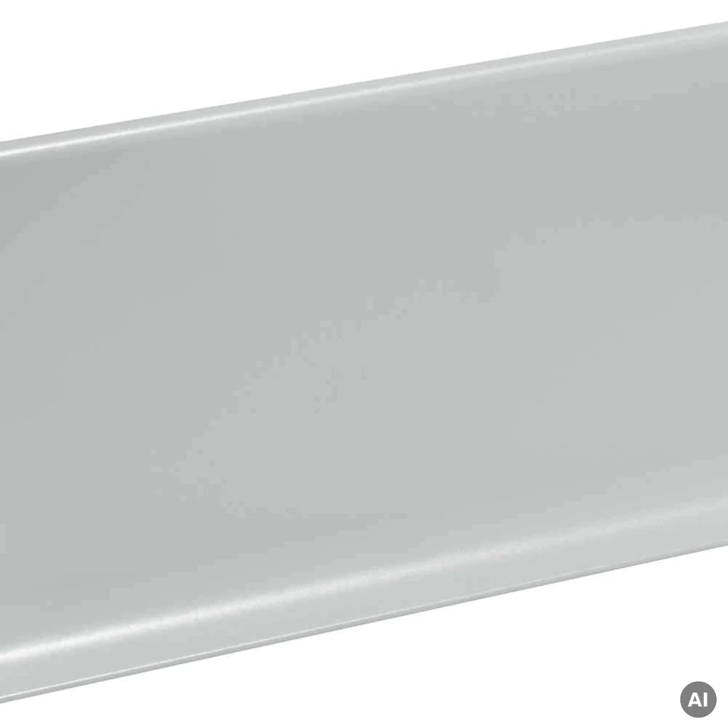 Listwa przypodłogowa Cezar Jasny Szary RAL7035 59mm, LP59-RAL7035