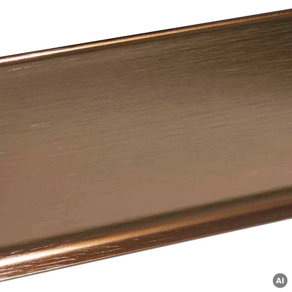 Listwa przypodłogowa Cezar Miedziana EC40S 80mm, LP80-EC40S