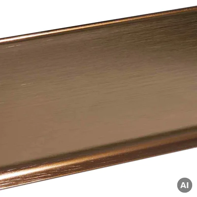 Listwa przypodłogowa Cezar Miedziana EC40S 80mm, LP80-EC40S