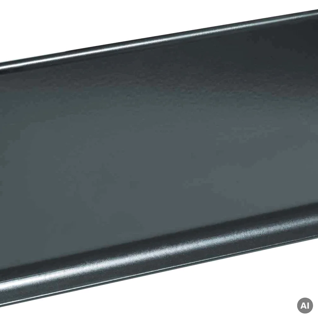 Listwa przypodłogowa Cezar Ciemny Grafit  RAL7021 80mm, LP80-RAL7021