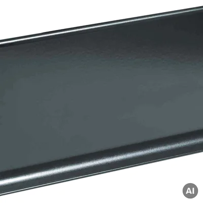 Listwa przypodłogowa Cezar Ciemny Grafit  RAL7021 80mm, LP80-RAL7021