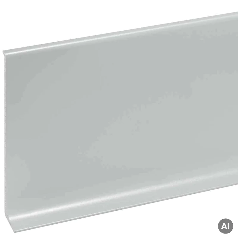Listwa przypodłogowa Cezar Jasny Szary RAL7035 80mm, LP80-R