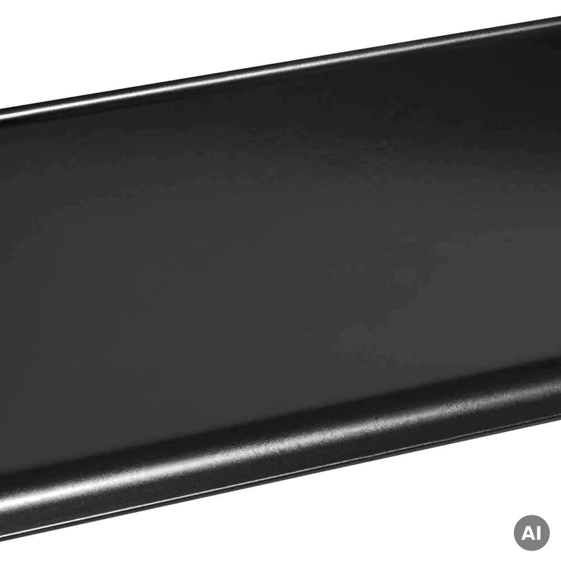 Listwa przypodłogowa Cezar Czarna RAL9005 80mm, LP80-RAL900