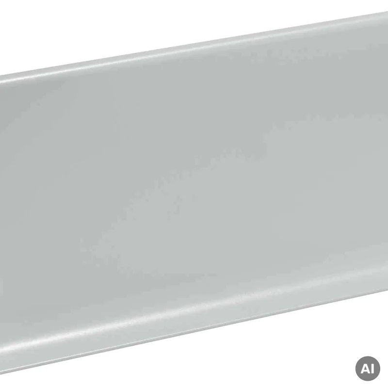 Listwa przypodłogowa Cezar Jasny Szary RAL7035 100mm, LP100