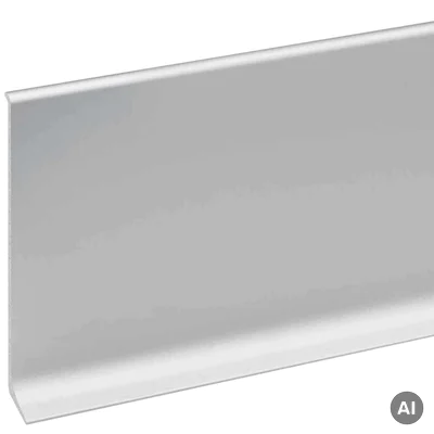 Listwa przypodłogowa Cezar Srebrna anodowana C0 100mm, LP100