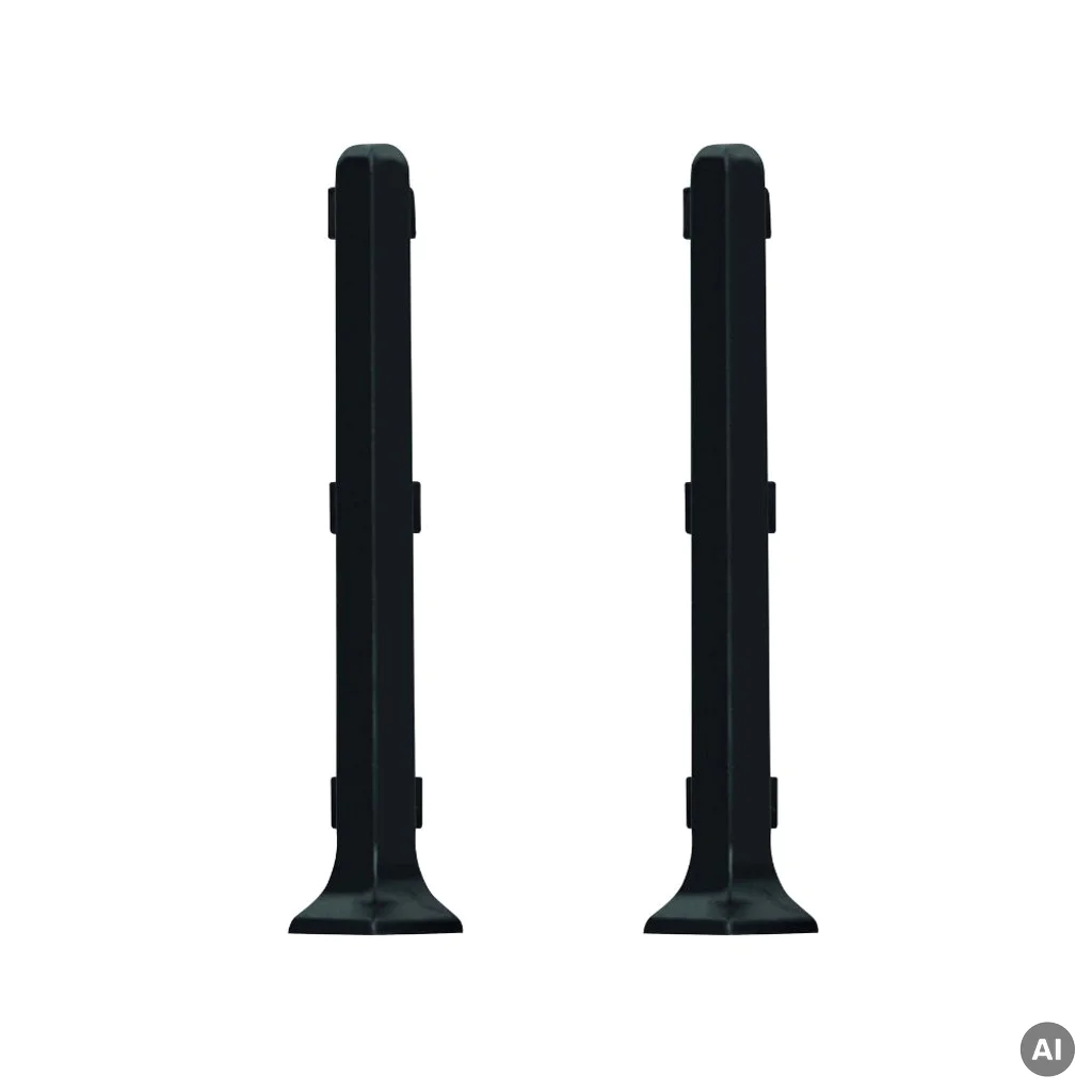 Narożnik zewnętrzny Cezar Czarny RAL9005 59mm, NZ59-9005