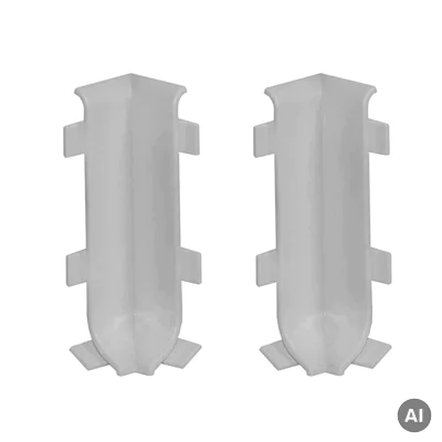Narożnik wewnętrzny Cezar Jasny Szary RAL7035 59mm, NW59-7035